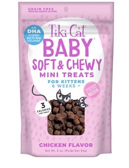 Tiki Cat Baby Mini Treats Chicken Favor