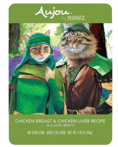 Rawz Aujou Chicken/Chicken Liver 2.46oz