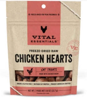 Vital Essential Freeze Dried Chicken Heart .8oz