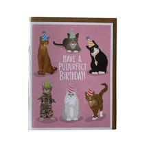 Load image into Gallery viewer, Cats Perfect Birthday Greeting Card
