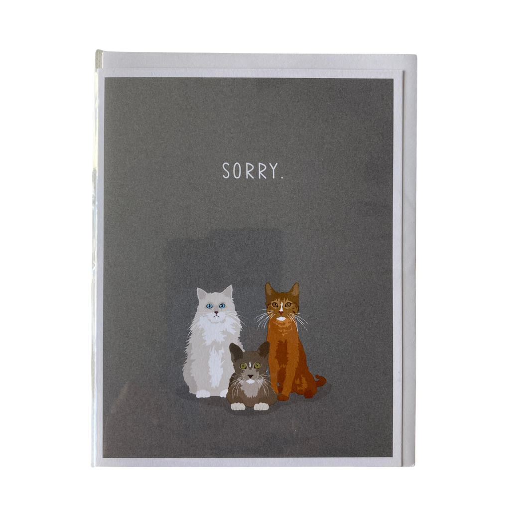 Cat Sympathy Greeting Card