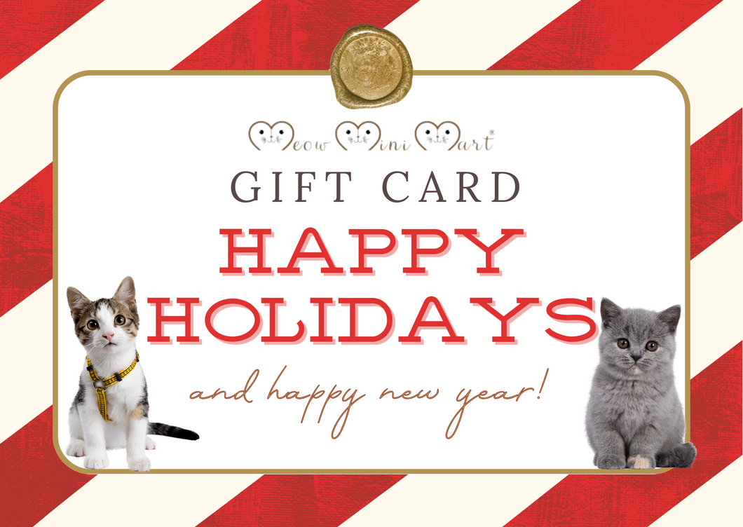 Meow Mini Mart Holiday Gift Card