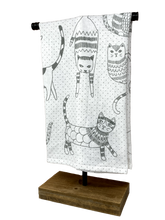Load image into Gallery viewer, Dishtowel Set - Grey Kitty
