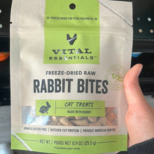 Load image into Gallery viewer, Vital Essential Freeze Dried Rabbit Bites .9oz
