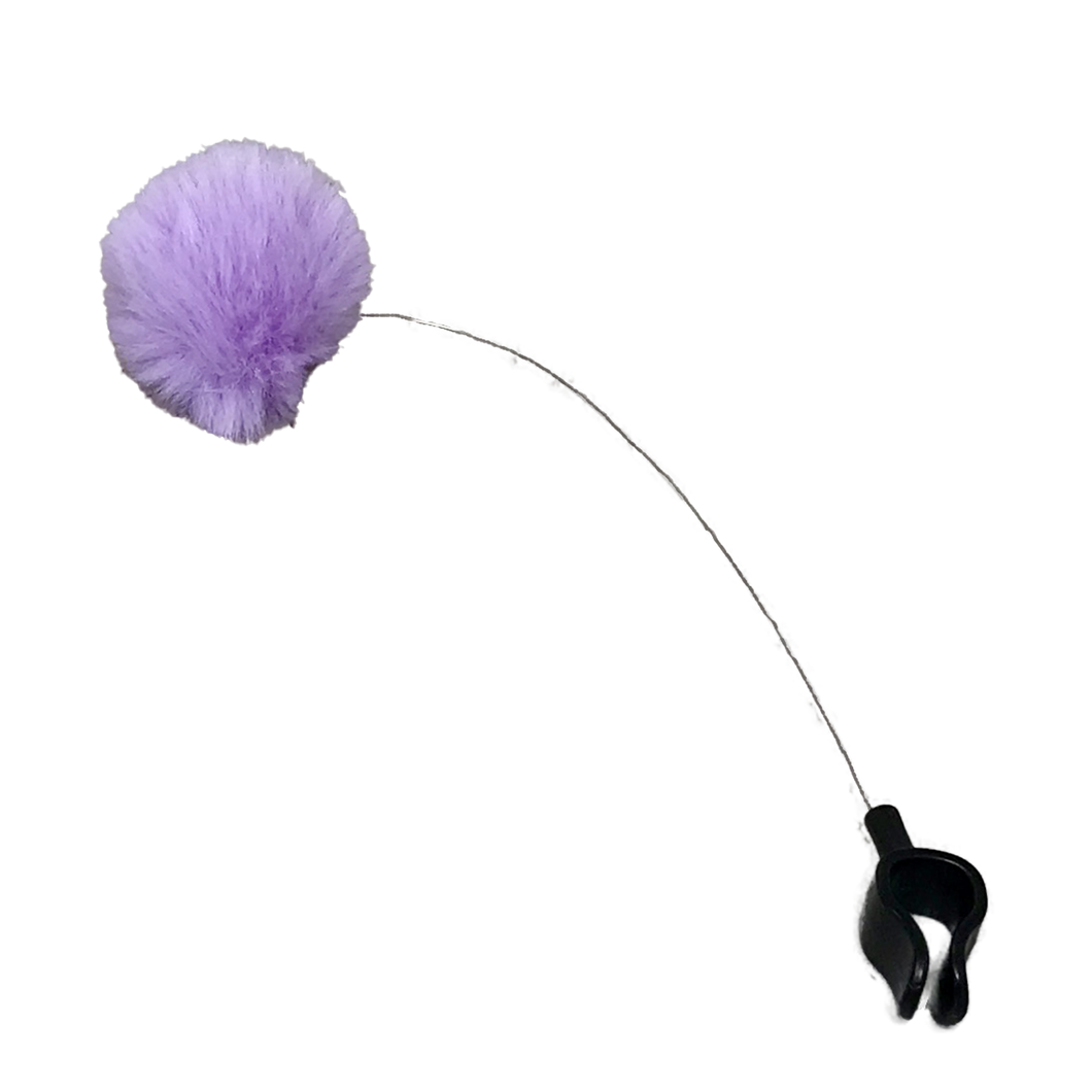 Kitty Phone Clip - Lavender PomPom