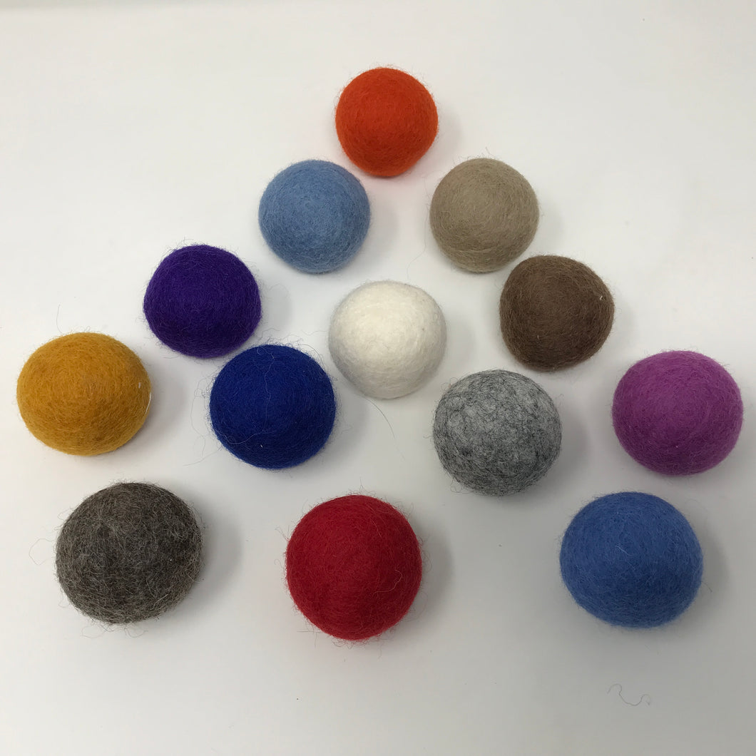 Felt Ball Toy - Assorted Colors