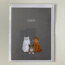 Load image into Gallery viewer, Cat Sympathy Greeting Card
