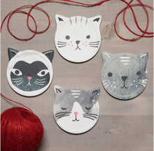 Load image into Gallery viewer, Kitty Magic Coasters - Set of 4
