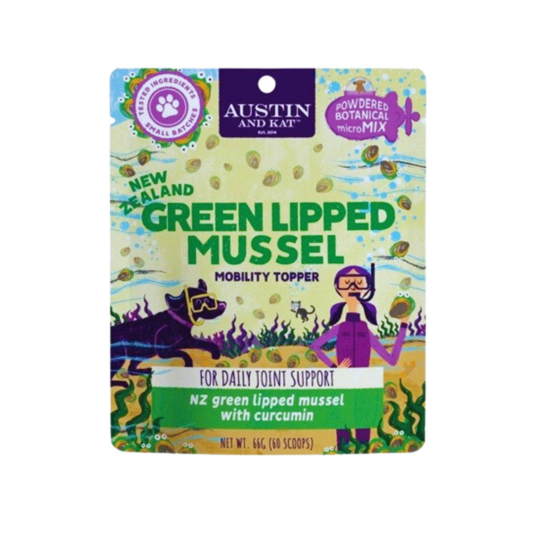 Austin and Kat New Zealand Green Lipped Mussel Mobility Topper 66g