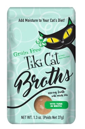 Tiki Cat Broth Tuna 1.3oz pouch