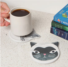 Load image into Gallery viewer, Kitty Magic Coasters - Set of 4
