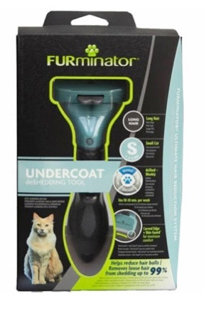FURminator Undercoat DeShedding Tool - Long Hair - Small Cat