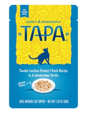 Rawz Tapa Chicken & Duck 1.76oz pouch