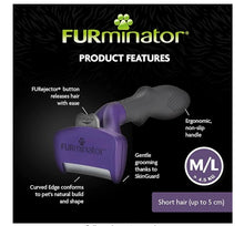 Load image into Gallery viewer, FURminator Undercoat DeShedding Tool - Short Hair - Medium/Large Cat
