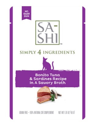 Rawz SA-SHI Tuna & Sardines 1.76oz pouch