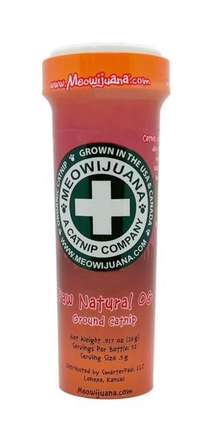Meowijuana Catnip - PAW Natural OG - 100% Catnip