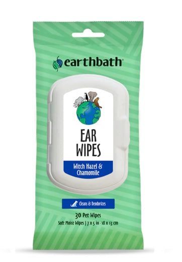Earthbath Ear Wipes 30 ct