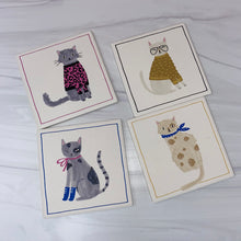 Load image into Gallery viewer, Fancy Feline Coasters
