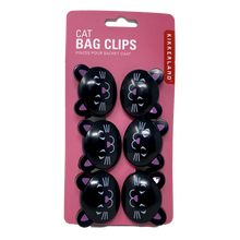 Load image into Gallery viewer, Black Cat Bag Clips
