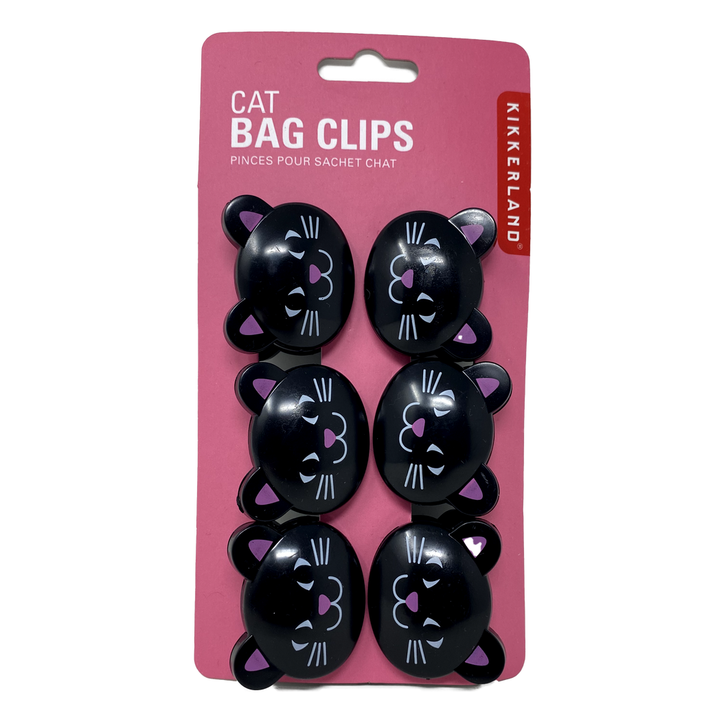 Black Cat Bag Clips