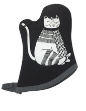 Load image into Gallery viewer, Oven Mitt - Downtown Cool Cats
