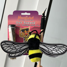 Load image into Gallery viewer, Meowijuana Get Buzzed Bee Wand Toy
