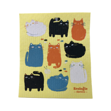 Load image into Gallery viewer, Kitchen Sponge Cloth -Best Feline Friends
