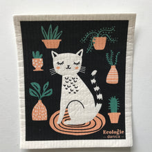 Load image into Gallery viewer, Cellulose Cloth Sponge - Sweet Kitty
