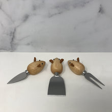 Load image into Gallery viewer, Cheese Knives - 3 Mice Set

