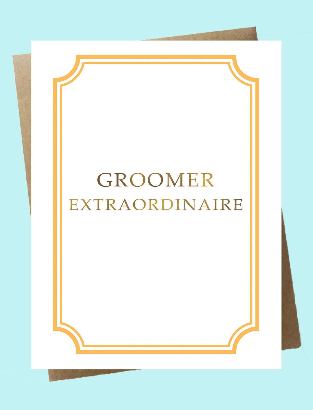Groomer Extraordinaire Thank You Card - Everyday Pet Card