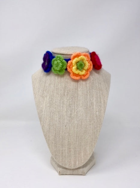 Garland Flower Collar - Rainbow