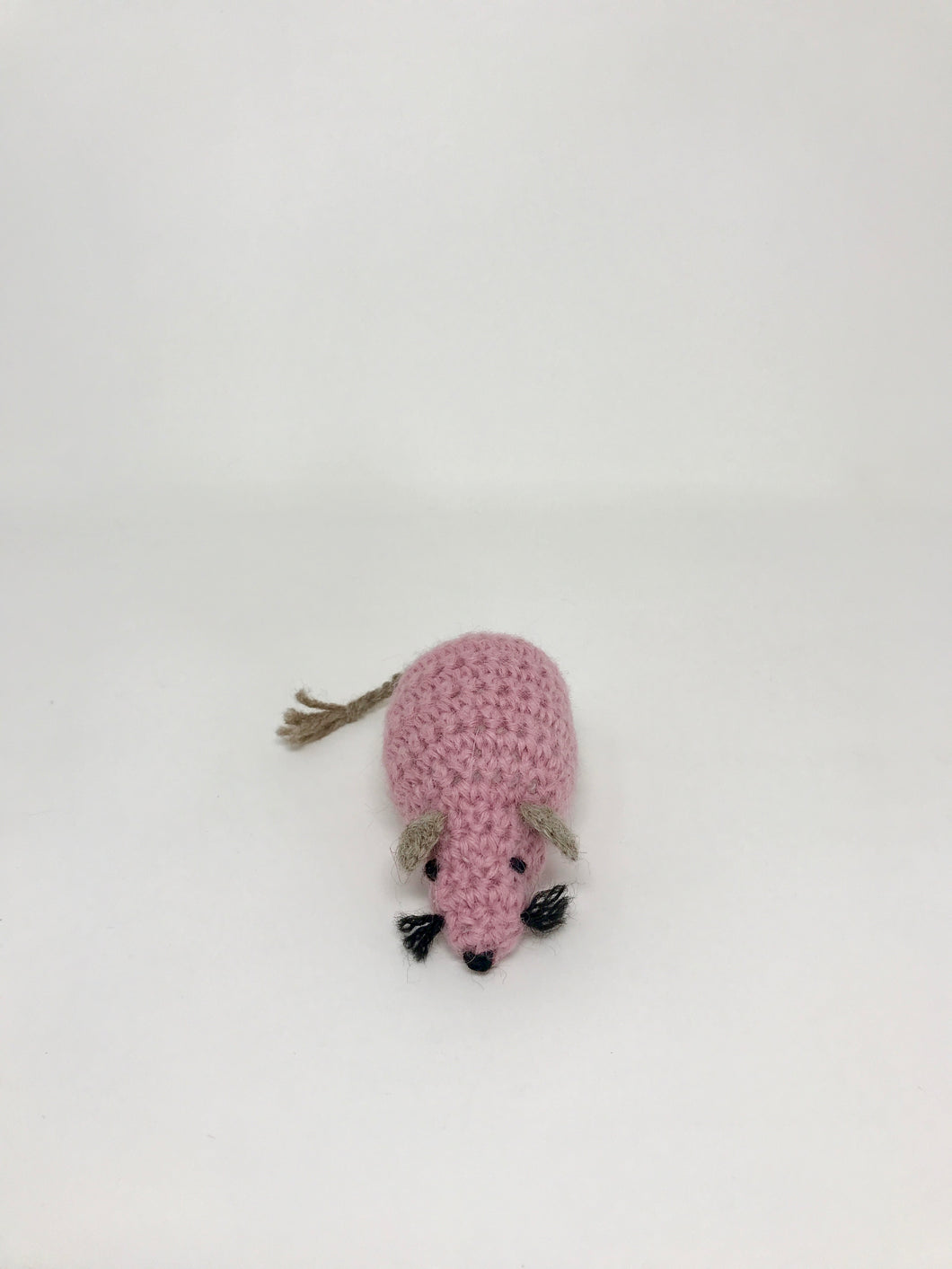 Mouse with Bell Toy - Pink